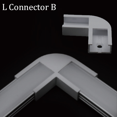LED Diffuser Channels L/- Plastic Connectors